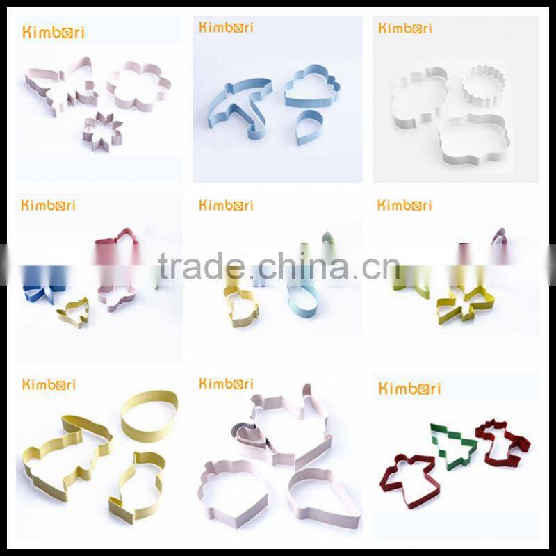 LFGB/FDA Food Grade Popular Ship/Train/Car/Plane Shape Hot Sale Powder Coating Car Cookie Cutters