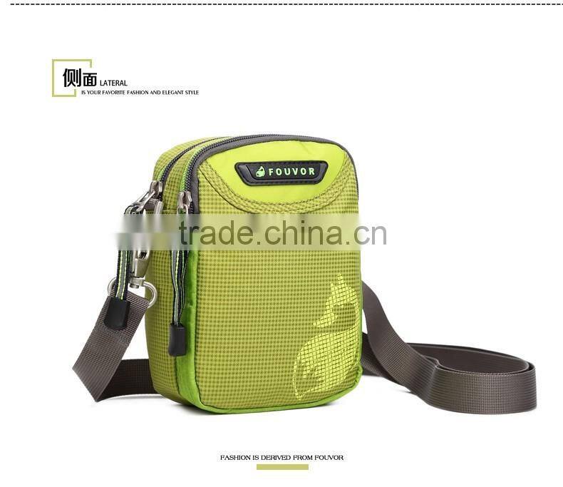 2016 Factory Colorful Custom logo Single Strape Shoulder Messenger Bags for Lady and Men