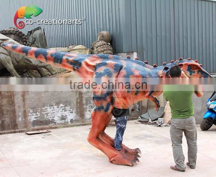 Light weight easy control professional life size dinosaur costume