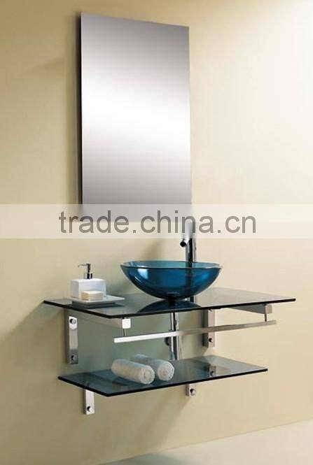 Europe style Glass wash sink for hotel bathroom project