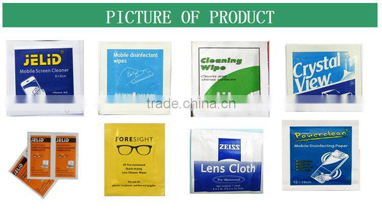 Small Mobile Cleaning Wet Tissue Pack Screen Cleaning Tissue
