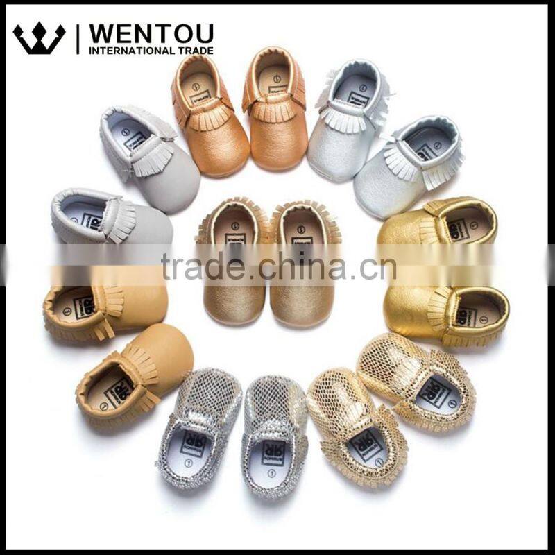 Baby Tassels Soft Sole Leather Infant Toddler Moccasins