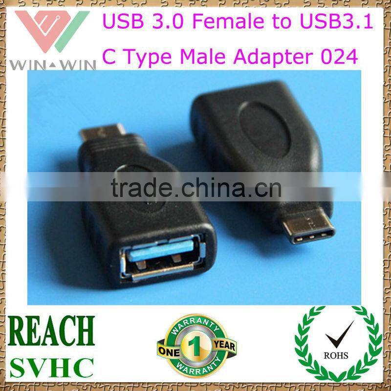 Micro USB Female to USB 3.1 C Type Male Adapter 017