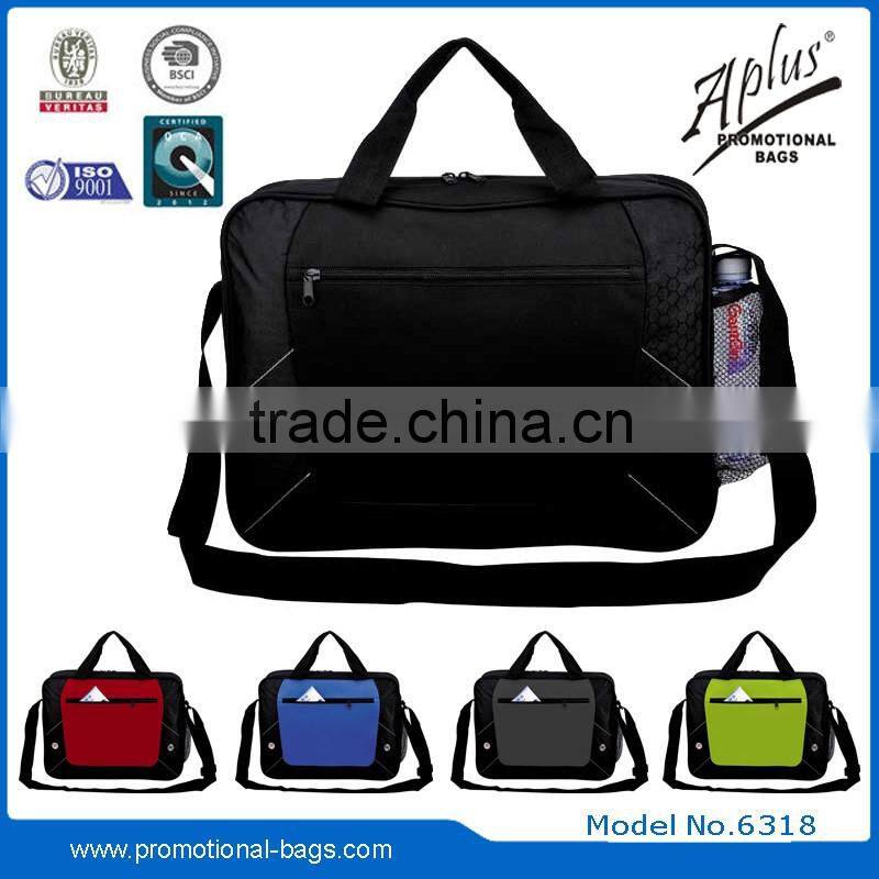 polyester wholesale office briefcase for men with bottle holder