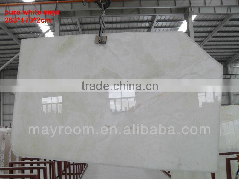 pure white italian onyx slabs tiles blocks