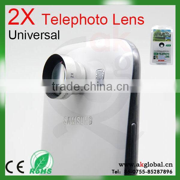 2X Telephoto lens for iphone mobile phone digital camera lens
