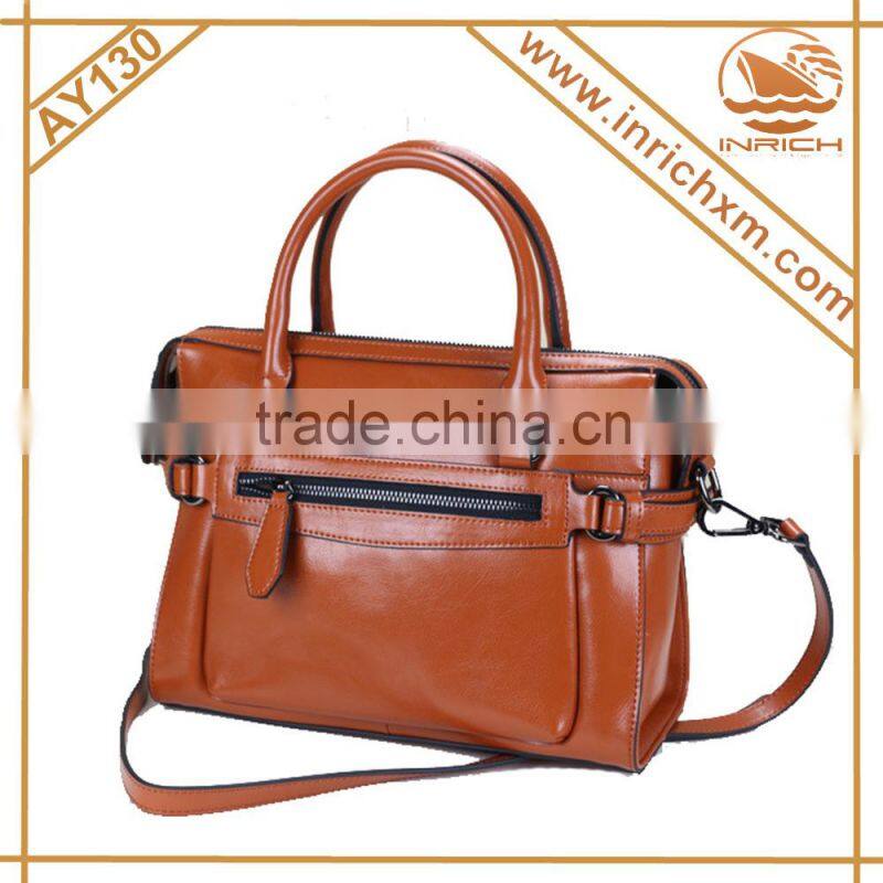 Wholesale custom newest fashion genuine leather womens handbag,europe women clutch ladies classical
