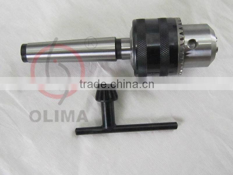 Stainless Steel Drill Chuck,Precision Drill Chuck with key, 13mm Drill Chuck