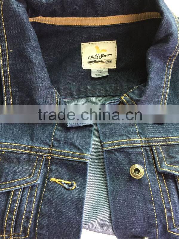 Clearance Sale Women's blue denim jacket plus size denim jacket buttoned denim jacket clearance online