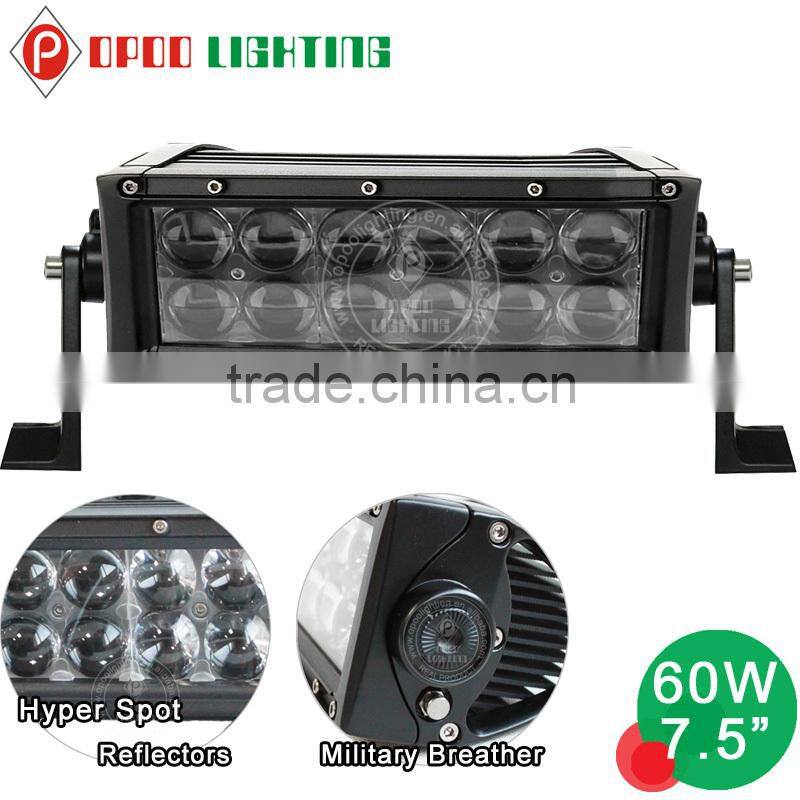Super bright OSRAM 7.5 inch 60w led light bar