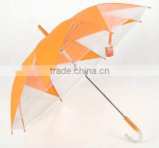 19''*8K high qualily POE fabric for leaf printed transprent umbrella