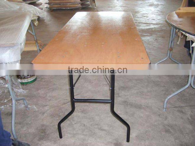 Cheap 6FT Event Plywood Table Folding Banquet Tables Wholesale