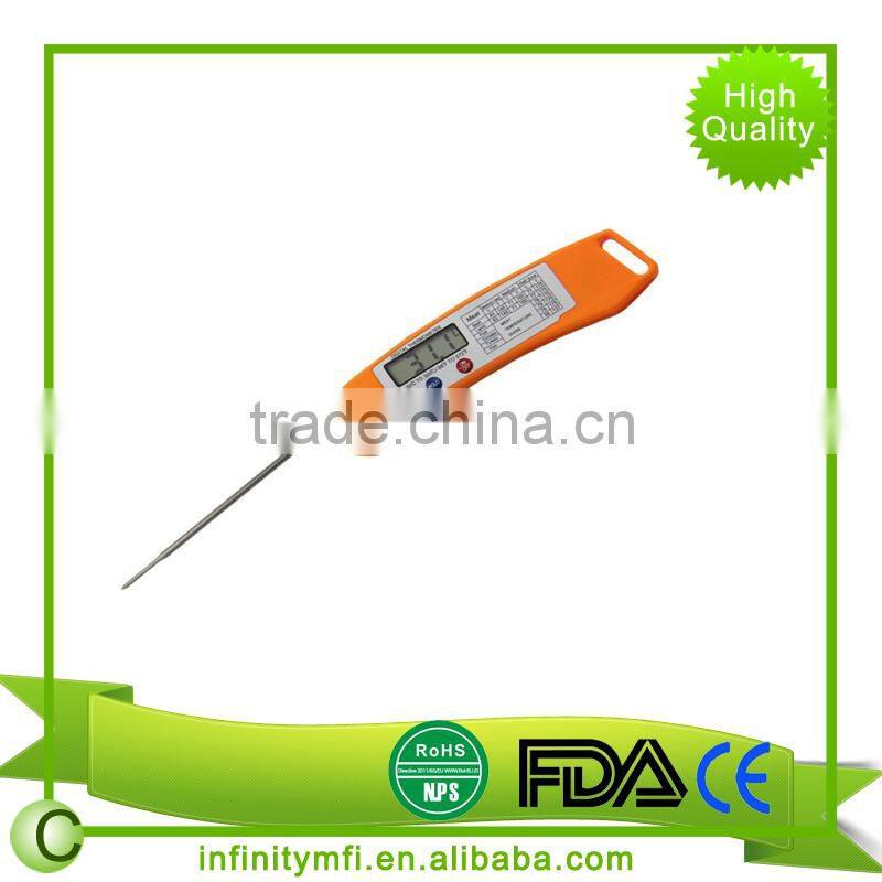 Amazon best selling Instant Read Digital Food Thermometer With Collapsible Probe, Meat Thermometer for Grill,BBQ,Oven,Cooking