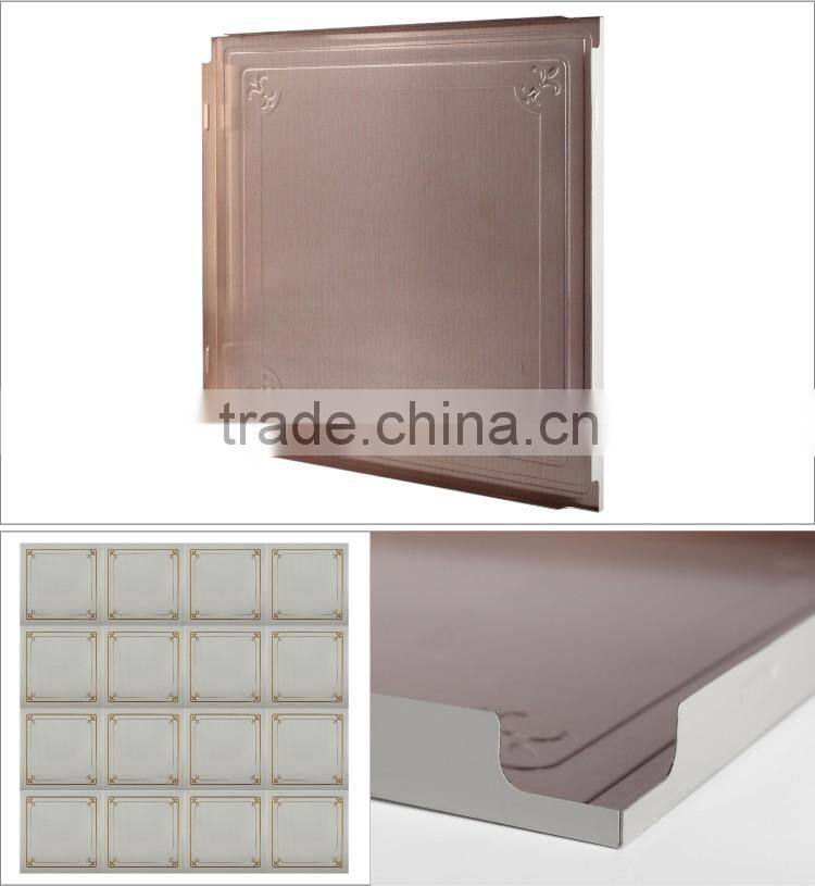 Wholesale factory customize different pattern eco aluminum metal ceiling designs for shops