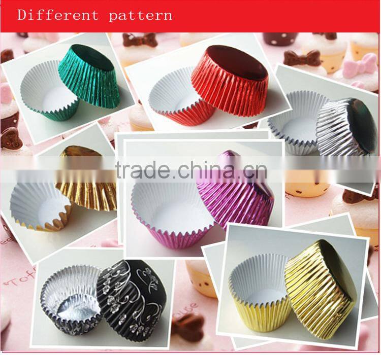 sliver aluminum foil paper cups /foil cupcake liners,foil cupcake cases