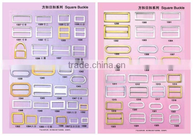 Shiny nickel metal oval ring for belt