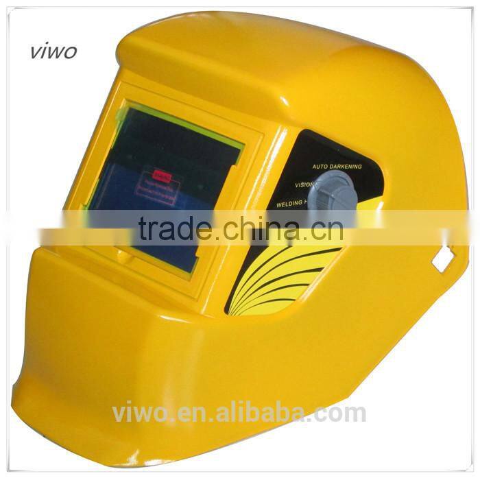 Yellow Power Auto Darken Welding Helmet batman welding helmet