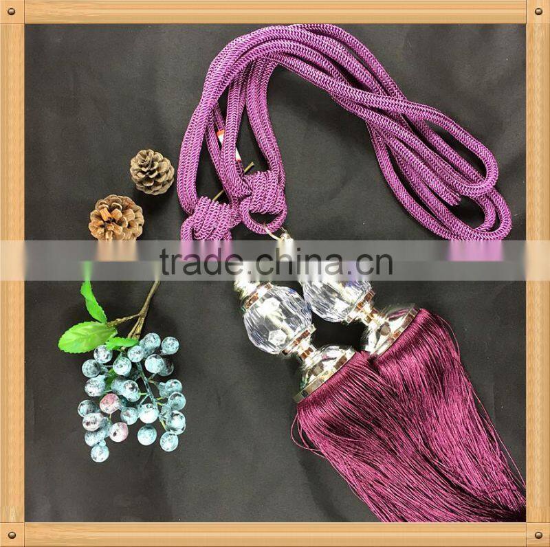 New fashion elegant curtain accessory tiebacks with cord