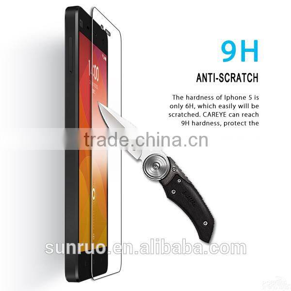 High Transparency tempered Glass Screen guard for xiaomi mi4