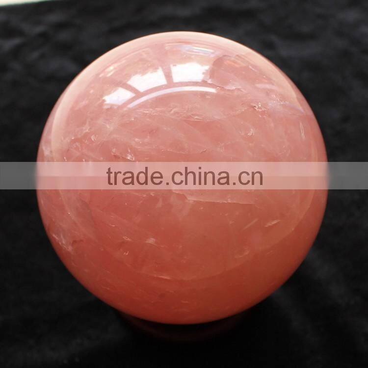 natural rock carved rose quartz crystal spheres for healing
