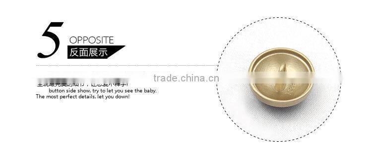 Overcoat button metal black button