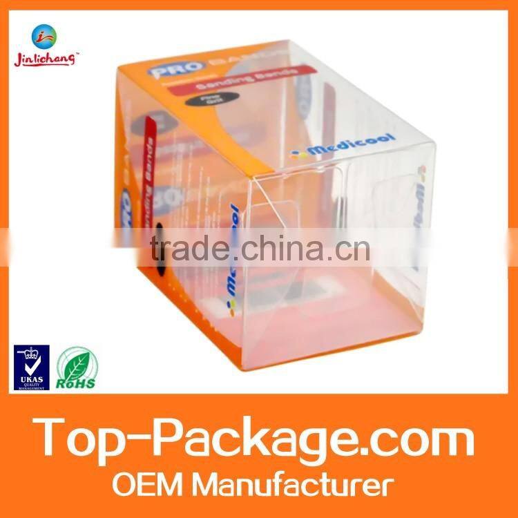 jinlichang unique clear soft crease plastic box