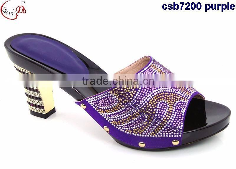 csb7200 Africa 2016 fashion women shoes for party evening Italy shoes matching purse fashion wedding shoes