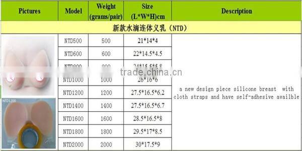 Free shipping !!!fashion artificial fake breast soft silicone false boobs hot sale 1600g/pair