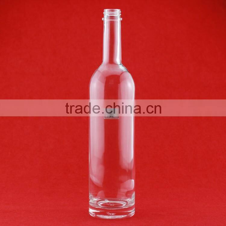 New design gold liquor bottle screen painting bottle apple liquid bottle