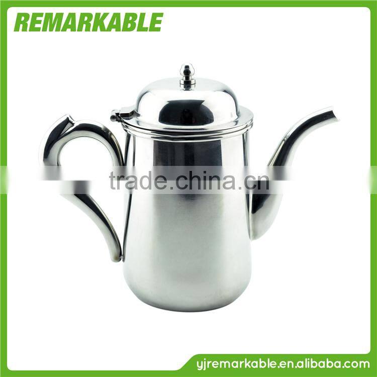 ZFH-0008 Characteristic European and American style Duck tongue type Double-deck Stainless steel kettle