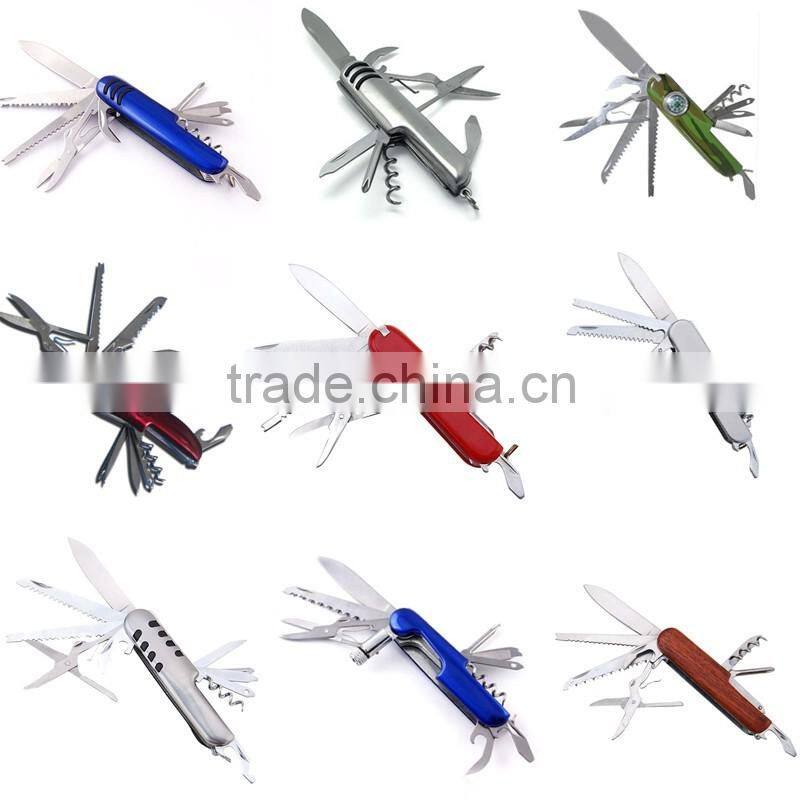 Peanut shape stainless steel camping knife