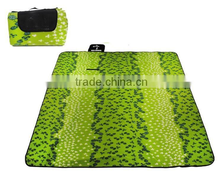 Promotional 160gsm Single Fleece +PEVA Mat for Camping