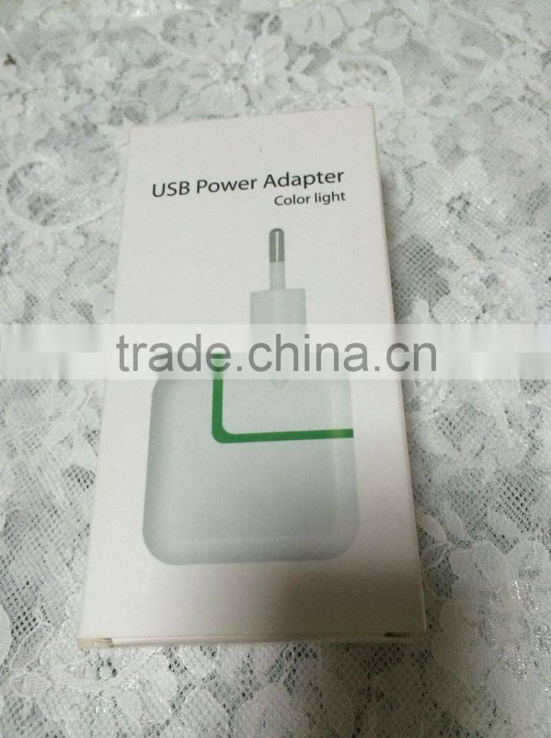 220V 2A dual usb charger for for mobile phone tablet