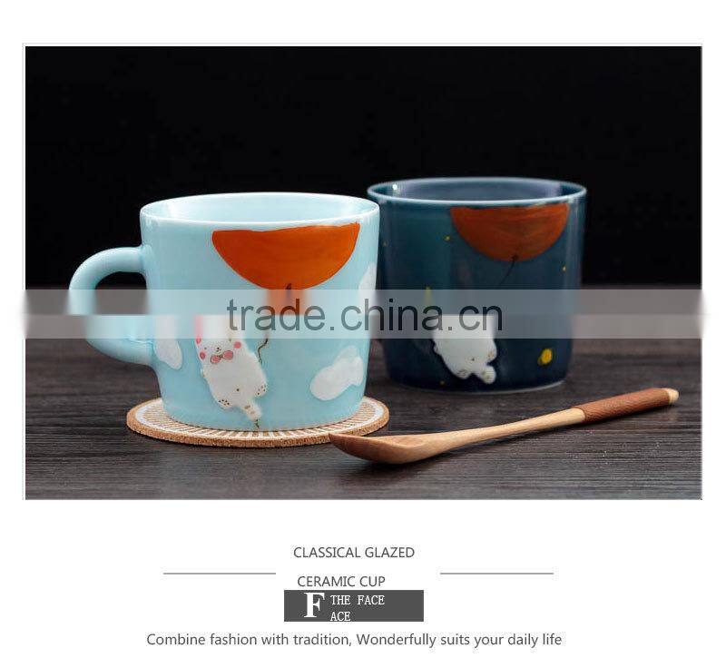 Wholesale children lovely ceramic mug CC-C018