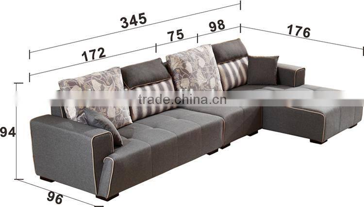 American Luxury Club Sofa Combination Retro Wooden Sofa
