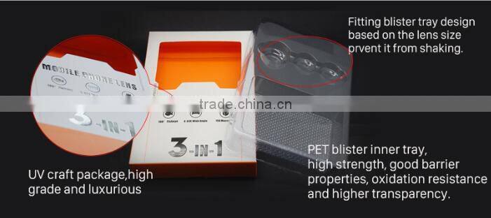 Hot Selling 3 in 1 Mobile Camera Extra Lens