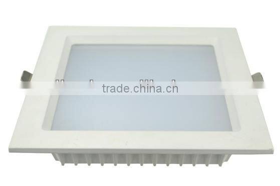 Factory price square led downlight silver 30w 18w 12w 8" 6" 4"