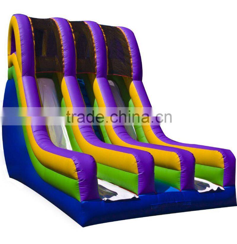 airtech inflatable water slip n slide, Inflatable dry slide ,double lane slip slide