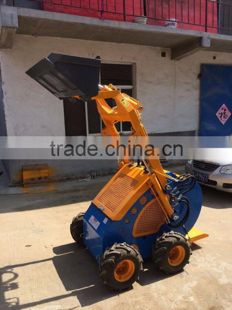 popular mini skid steer loader with kohler or briggs&stratton or china diesel engine