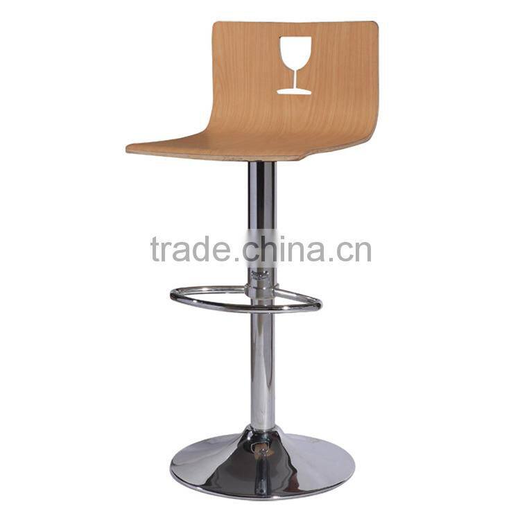 hot sale cheap bar high chair for night, steel bar chair