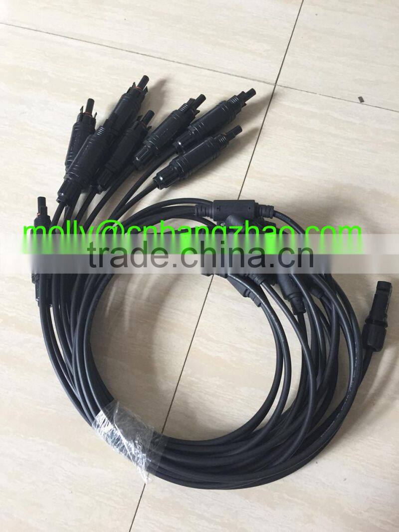 High Quality Photovoltaic accessories 2 input 1 output MC4 branch PV connector
