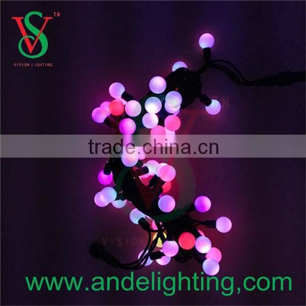 23mm outdoor waterproof round ball Christmas LED string light