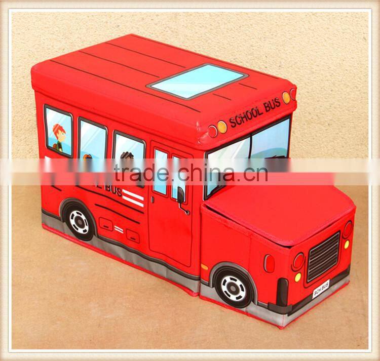 Car style printing child toy Storage Box