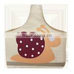 High Quality Cotton Polyester Canvas Felt Storage Caddy for Children