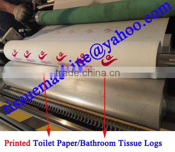 Automatic Embossing Color Printing Maxi Roll Rewinding and Slitting Machine
