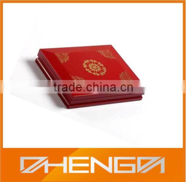 High Quality Black matte wooden tea box for gift(ZDL-W317)