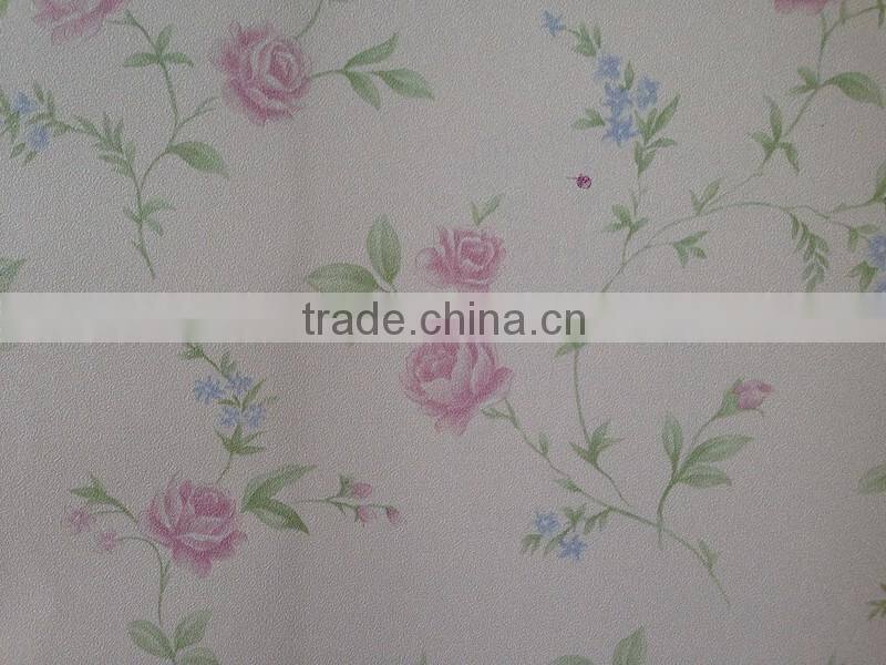 country style flowers vinyl wallpaper