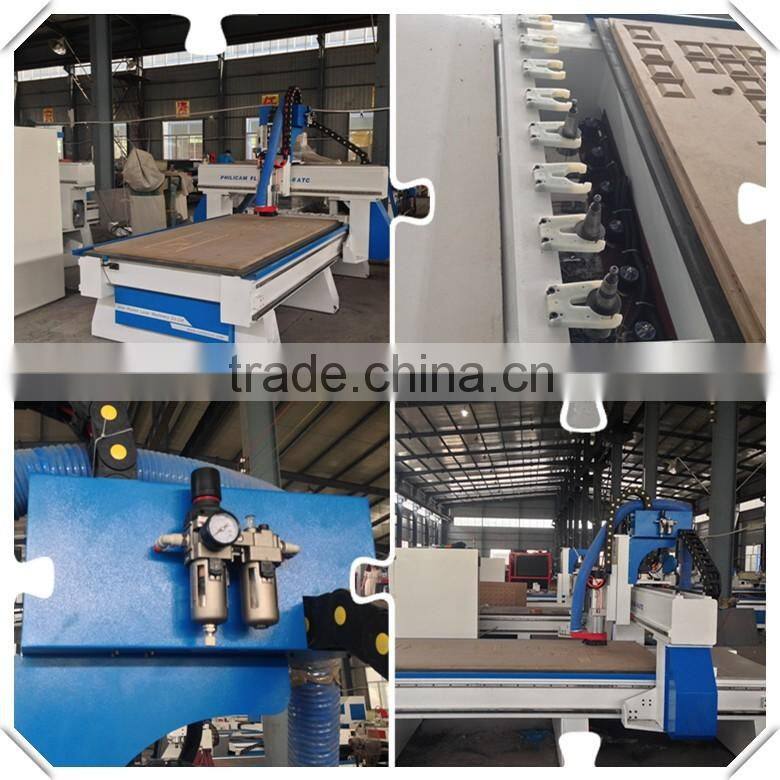 Philicam cnc router furniture cutting machine price for wood doors kitchen cabinet