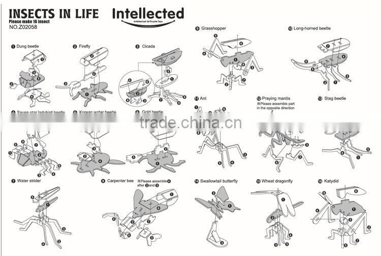 3D insect mini puzzle