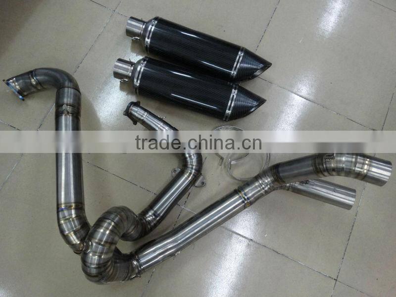 motorcycle titanium exhaust system part